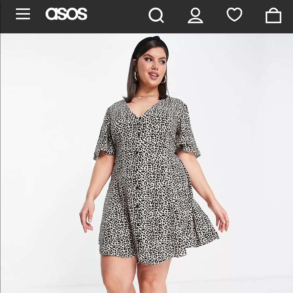 ASOS Curve Leopard print dress!